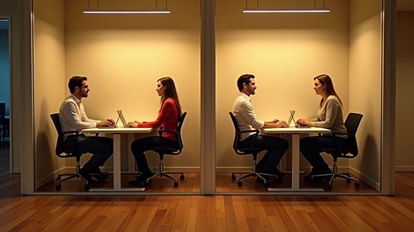 Pourquoi opter pour une cabine duo pour optimiser la collaboration