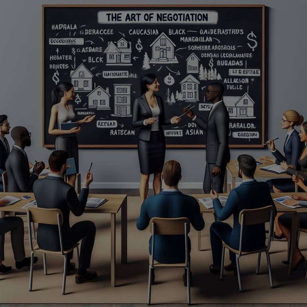 Quelle stratégie de formation adopter pour enseigner l'art de la négociation à des agents immobiliers ?